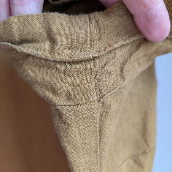 Pyne & Smith No. 15 Linen Day Dress, Cumin, XL - Picture 6 of 9